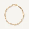 Bracelets-Marco Bicego 18K Yellow Gold Unisex Coil Link Bracelet, Small Yellowgold