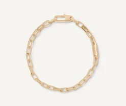 Bracelets-Marco Bicego 18K Yellow Gold Unisex Coil Link Bracelet, Small Yellowgold