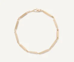 Bracelets-Marco Bicego 18K Yellow Gold Unisex Coil Chain Bracelet, Medium Yellowgold