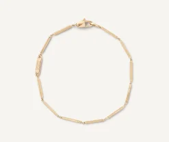 Bracelets-Marco Bicego 18K Yellow Gold Unisex Coil Chain Bracelet, Small Yellowgold
