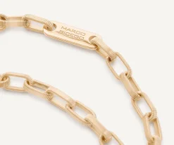 Bracelets-Marco Bicego 18K Yellow Gold Unisex Coil Link Bracelet, Small Yellowgold