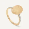 Rings-Marco Bicego 18K Yellow Gold Vertical Ring with Diamonds Yellowgold