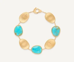 Bracelets-Marco Bicego 18K Yellow Gold with Turquoise Yellowgold