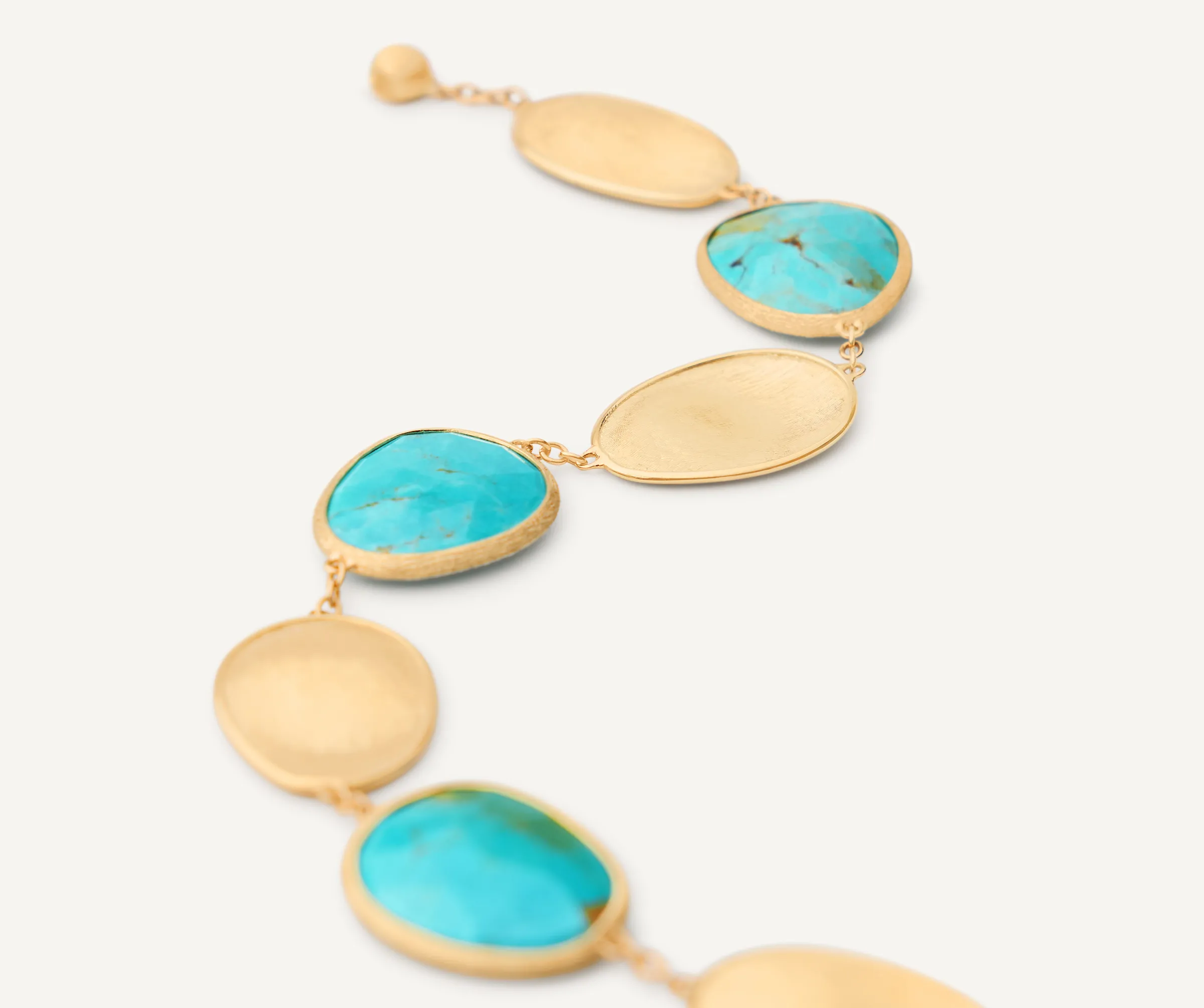 Bracelets-Marco Bicego 18K Yellow Gold with Turquoise Yellowgold