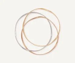 Bracelets-Marco Bicego 18K Yellow, White u0026 Rose 3-Strand Bangle Yellow,white&rosegold